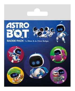 Astro Bot Bot Crew - przypinki