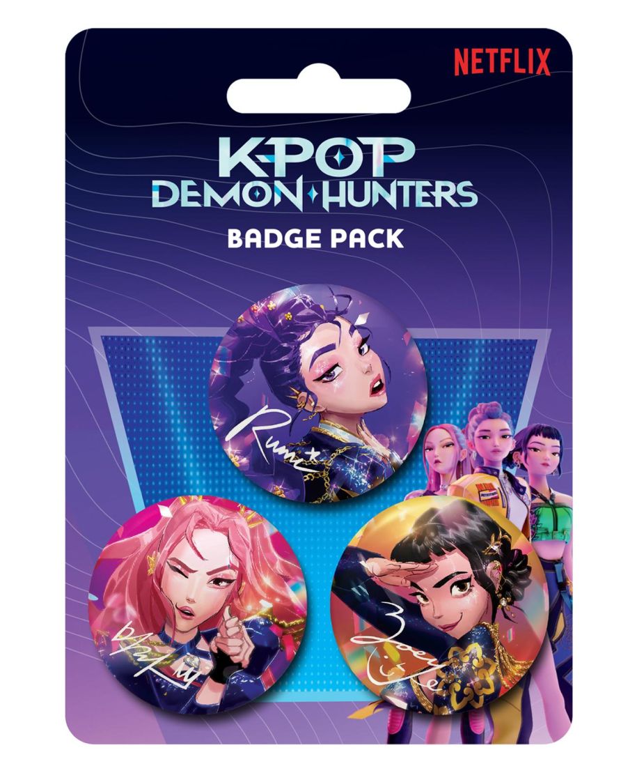 K-Pop Demon Hunters Huntrix - przypinki