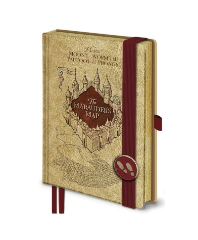 Harry Potter Marauders Mapa Huncwotów - notes A5
