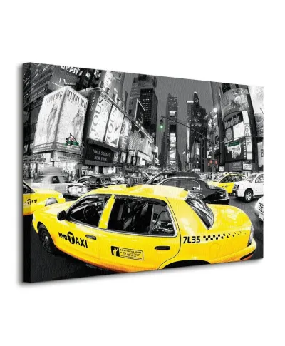 Rush Hour Times Square (Yellow Cabs) - Obraz na płótnie