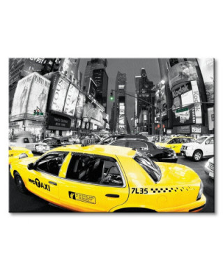 Rush Hour Times Square (Yellow Cabs) - Obraz na płótnie