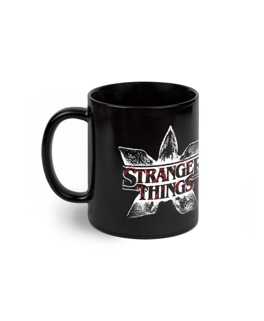 Stranger Things Demogorgon Logo - czarny kubek