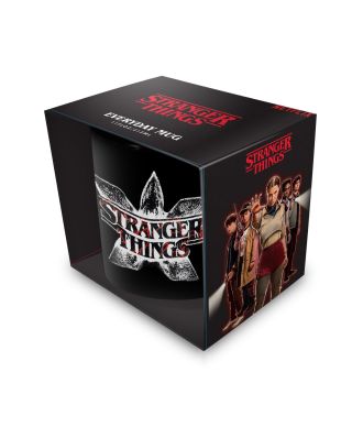 Stranger Things Demogorgon Logo - czarny kubek
