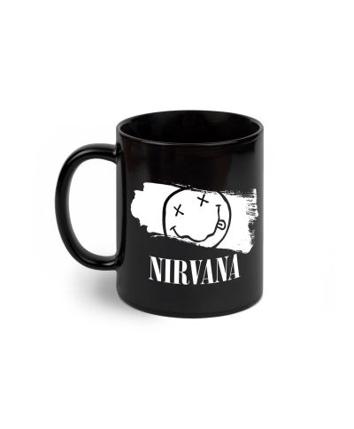 Nirvana Wipe - czarny kubek