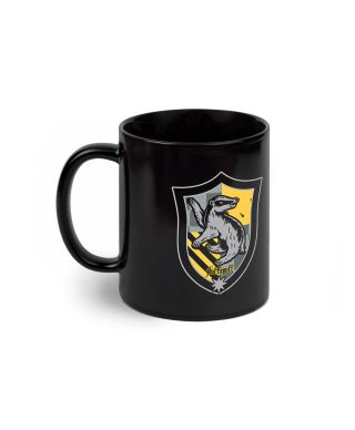 Harry Potter Hufflepuff Uniform - czarny kubek