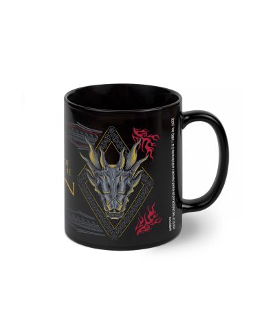 House Of The Dragon Ród Smoka - czarny kubek