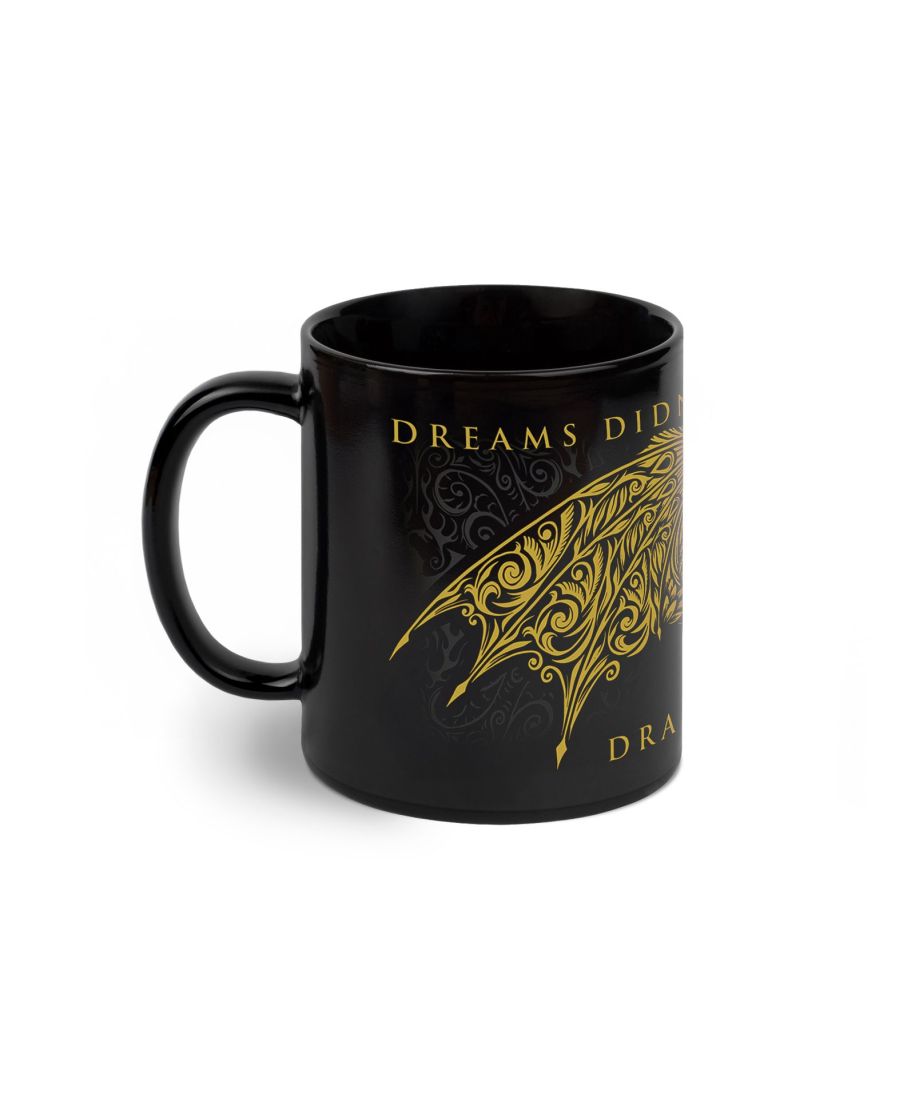 Ród Smoka Targaryen - czarny kubek