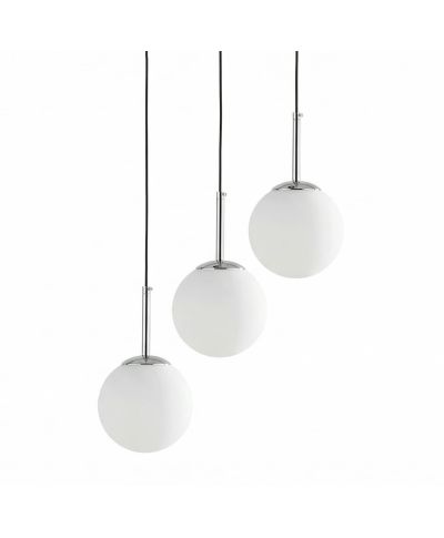 NOWOCZESNA POTRÓJNA LAMPA CHROMOWANA FREDICA W3