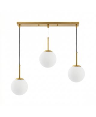 NOWOCZESNA POTRÓJNA LAMPA MOSIĘŻNA FREDICA W3 PRO