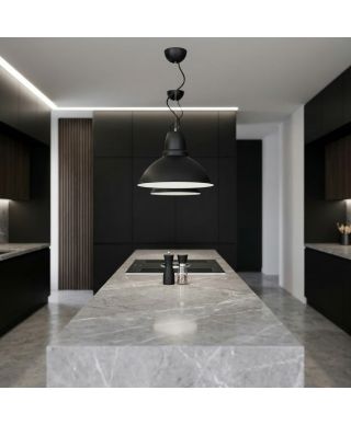 NOWOCZESNA LAMPA WISZĄCA CZARNA DORS