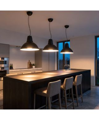 NOWOCZESNA LAMPA WISZĄCA CZARNA DORS