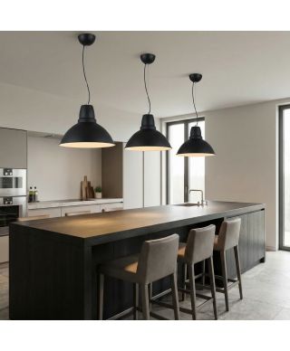 NOWOCZESNA LAMPA WISZĄCA CZARNA DORS