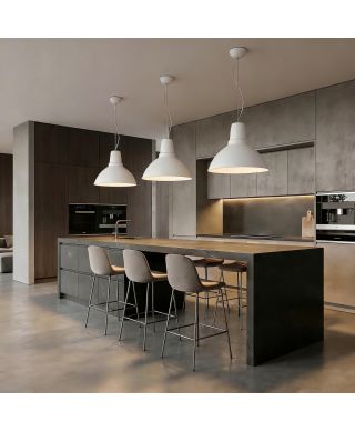 NOWOCZESNA LAMPA WISZĄCA BIAŁA DORS