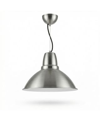 NOWOCZESNA LAMPA WISZĄCA SREBRNA DORS