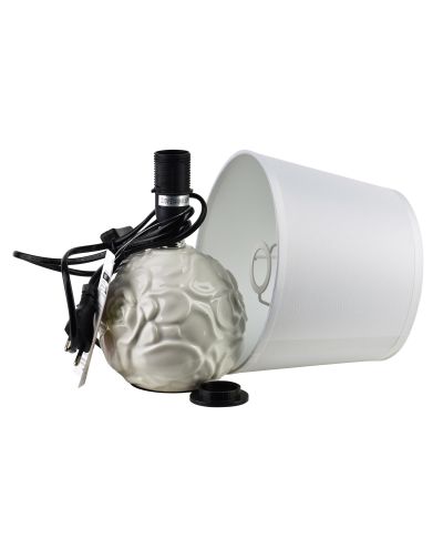 LETI GREY Lampa stołowa 13x17,5x26,5cm