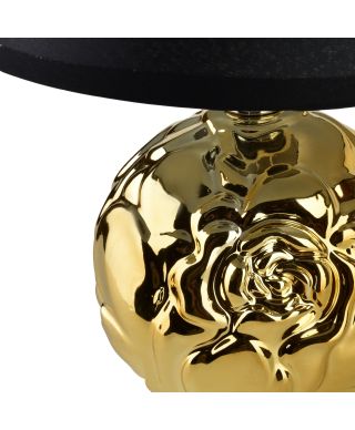 LETI GREY Lampa stołowa 12x17x26cm