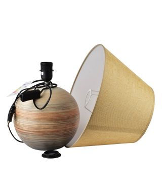 LETI GREY Lampa stołowa 22x35x45cm