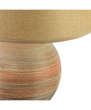 LETI GREY Lampa stołowa 22x35x45cm