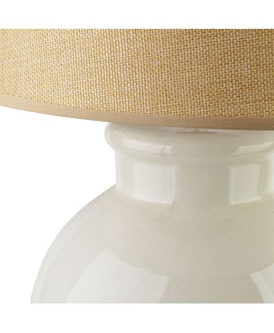 LETI GREY Lampa stołowa 28x36x56cm