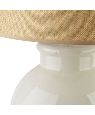 LETI GREY Lampa stołowa 28x36x56cm