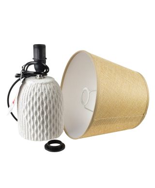 LETI GREY Lampa stołowa 10,5x 20x28,5cm