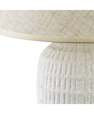 LETI GREY Lampa stołowa 16x33x49cm