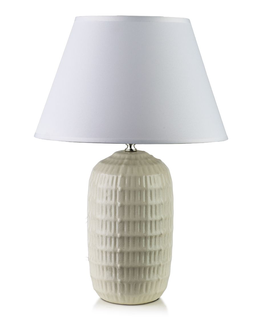 LETI GREY Lampa stołowa 15x32x47cm