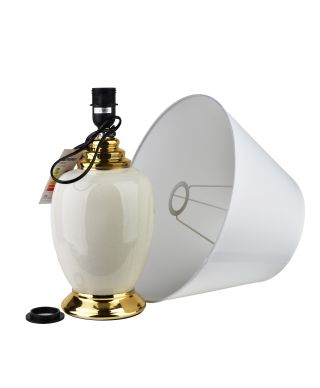 LETI GREY Lampa stołowa 14x35x51cm