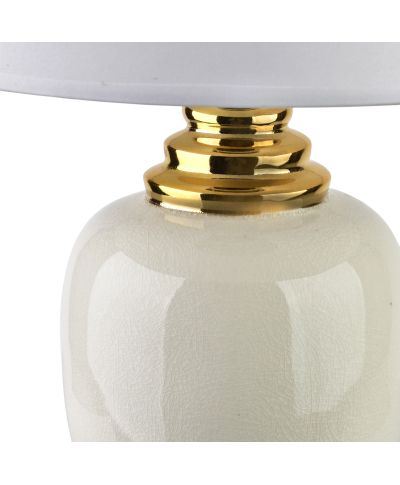 LETI GREY Lampa stołowa 14x35x51cm