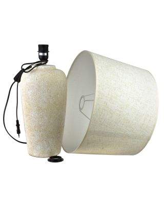 LETI GREY Lampa stołowa 17x39x63cm