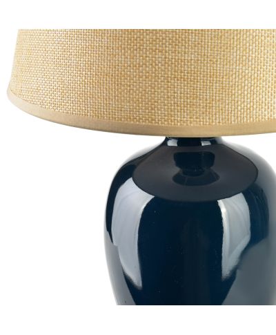 LETI Lampa stołowa 12x23x36cmgranatowa