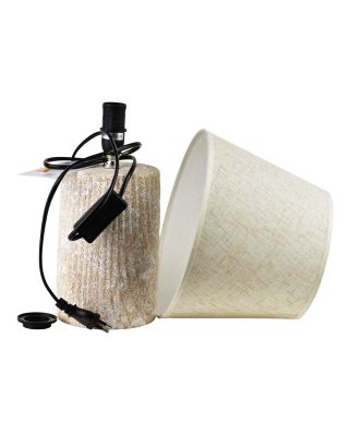 LETI GREY Lampa stołowa 12x22,5x36cm