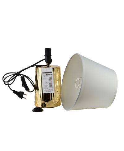 LETI GREY Lampa stołowa 11x22x34,5cm