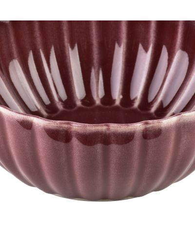 EVIE BURGUNDY Miska 650ml 16,7x16,7x6,7cm