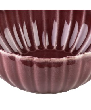 EVIE BURGUNDY Miska 650ml 16,7x16,7x6,7cm