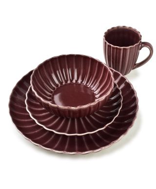 EVIE BURGUNDY Miska 650ml 16,7x16,7x6,7cm