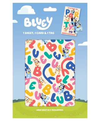 Bluey i Bingo - zestaw do pakowania prezentów