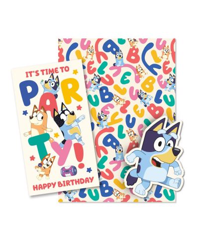 Bluey i Bingo - zestaw do pakowania prezentów