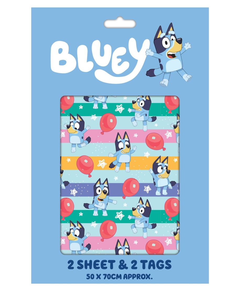 Bluey - zestaw do pakowania prezentów