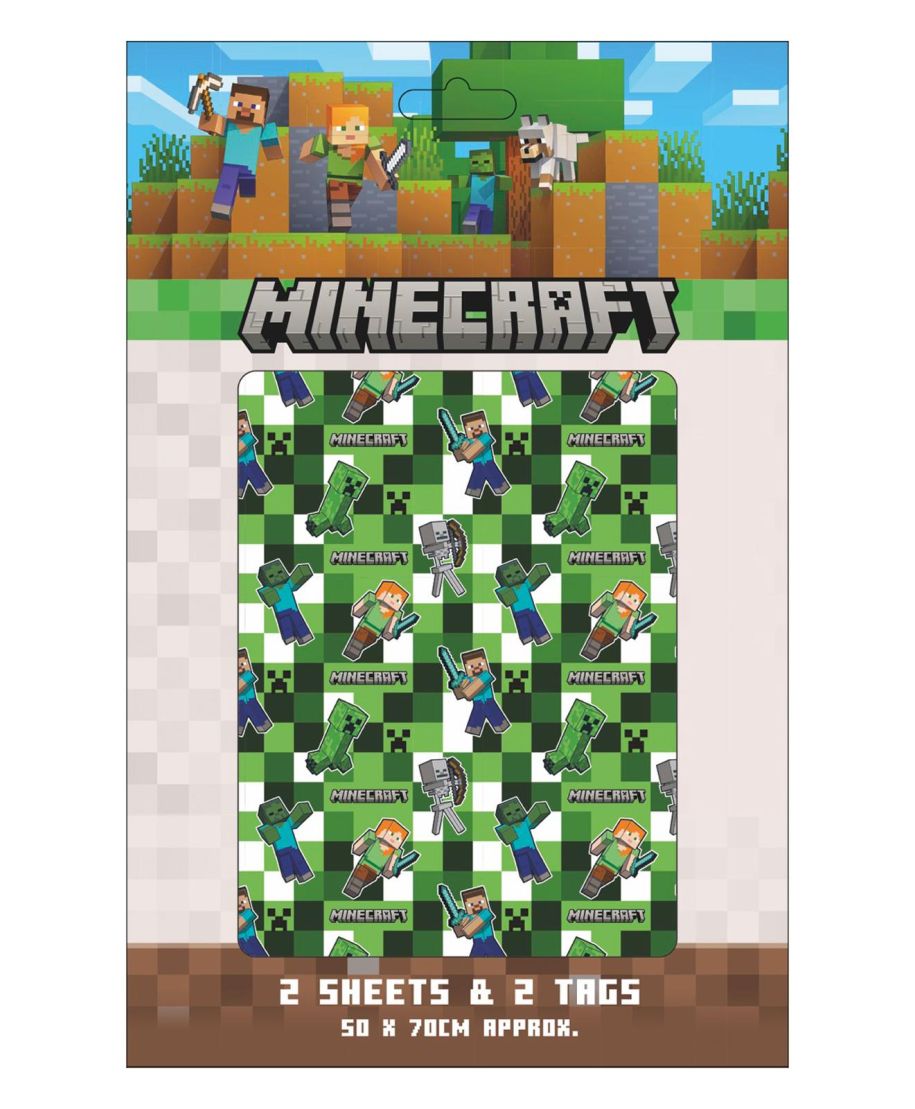 Minecraft - zestaw do pakowania prezentów