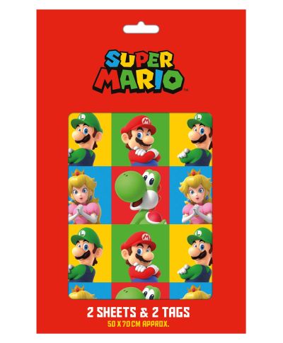 Super Mario - zestaw do pakowania prezentów