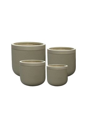 HEVRA Komplet 4 osłonek 44x44x42/36x36x35/30x30x30/24x24x24cm