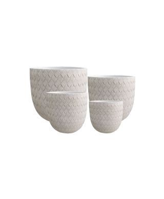 HEVRA Komplet 4 osłonek 44x44x42/36x36x35/30x30x30/24x24x24cm