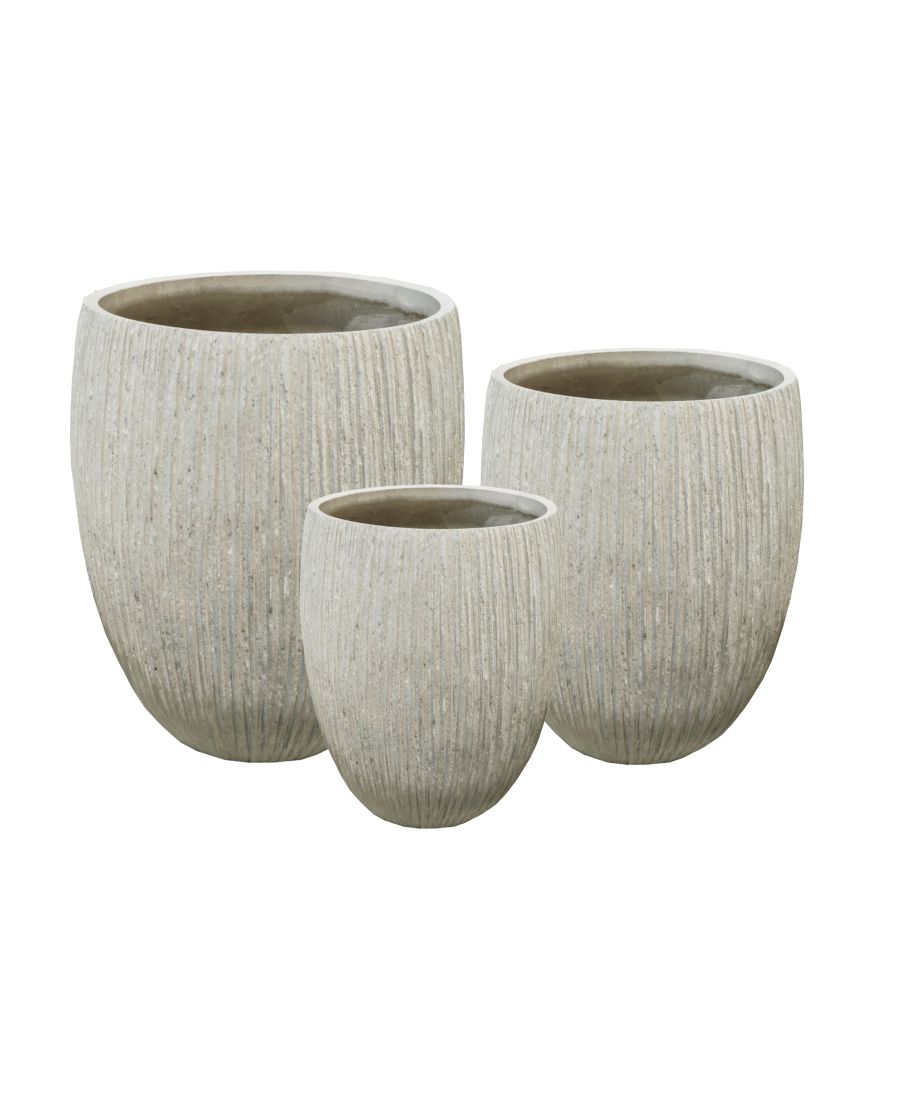 HEVRA Komplet 3 osłonek 53x53x65,5/41,5x41,5x54,5/31x31x43cm