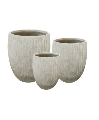 HEVRA Komplet 3 osłonek 53x53x65,5/41,5x41,5x54,5/31x31x43cm