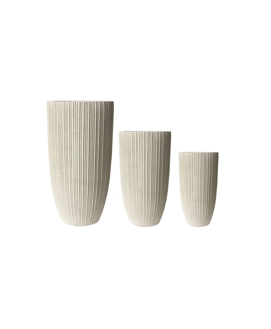 HEVRA Komplet 3 osłonek 37x37x70/30x30x58/24x24x46cm