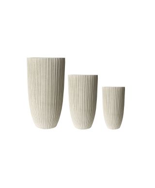 HEVRA Komplet 3 osłonek 37x37x70/30x30x58/24x24x46cm