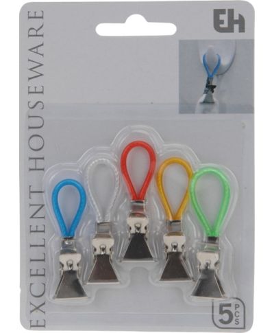 Komplet 5 haczyków na ręczniki