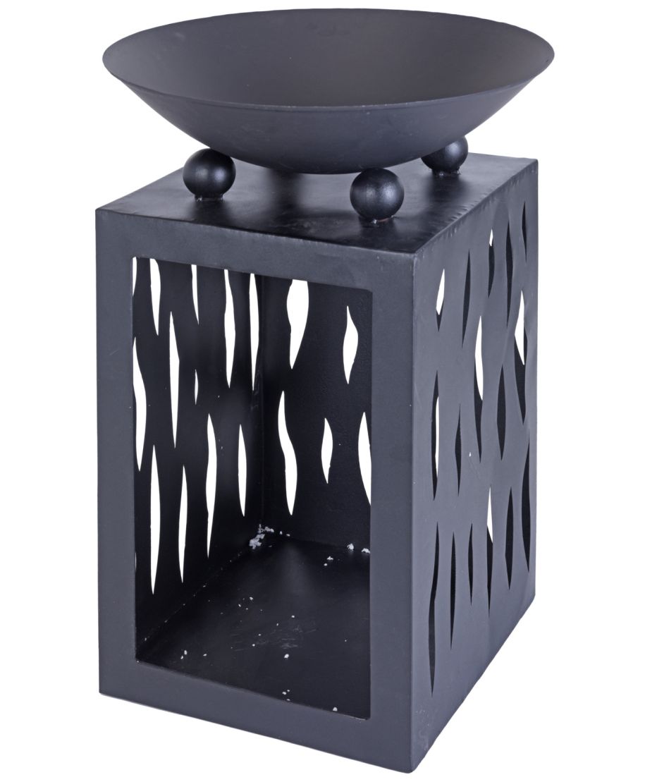 Palenisko ogrodowe z żeliwa i stali na stojaku 45x63cm