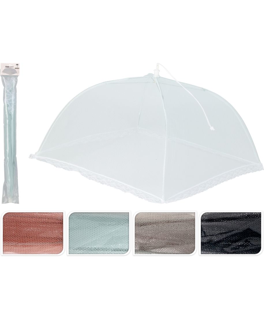 Duża moskitiera na żywność z poliestru 45x45 cm 4 kolory do wyboru